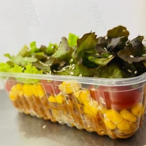 Salada de Macarrão Integral + Carne